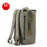 men's canvas travel backpack, view 13 - MRSLM