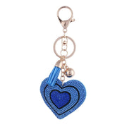 heart shaped crystal keychain, view 17 - MRSLM
