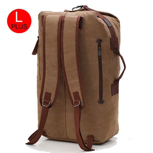 men's canvas travel backpack, view 14 - MRSLM