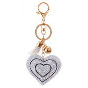 heart shaped crystal keychain, view 19 - MRSLM