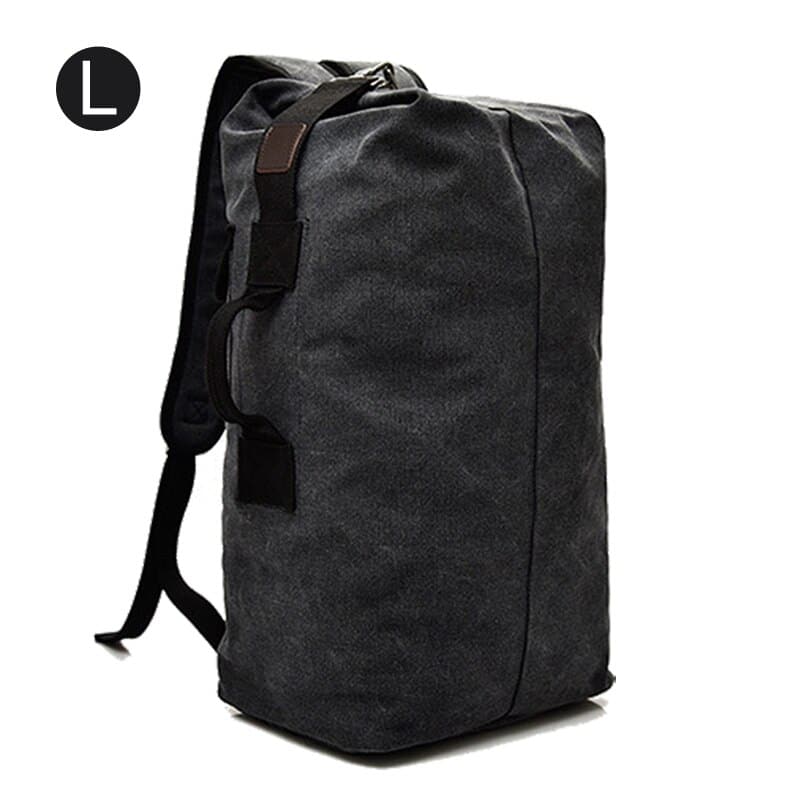 men's canvas travel backpack, view 15 - MRSLM