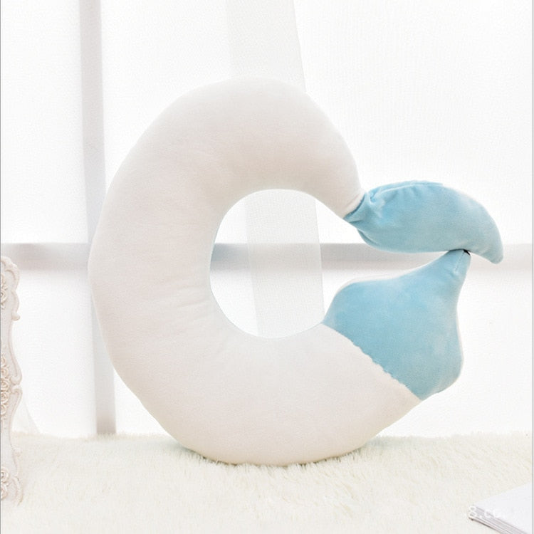 Fox shaped plush travel pillow, view 21 - MRSLM