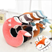 Fox shaped plush travel pillow - MRSLM