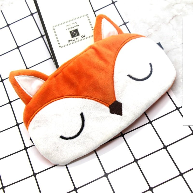 Fox shaped plush travel pillow, view 9 - MRSLM