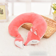 Fox shaped plush travel pillow, view 13 - MRSLM