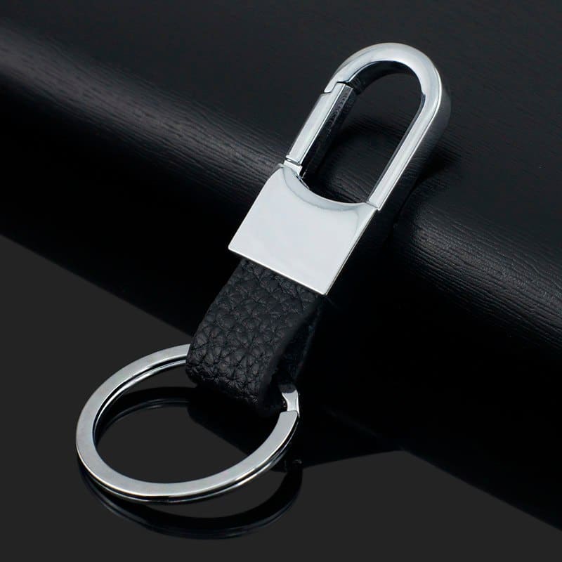 men's classic leather keychain, view 5 - MRSLM
