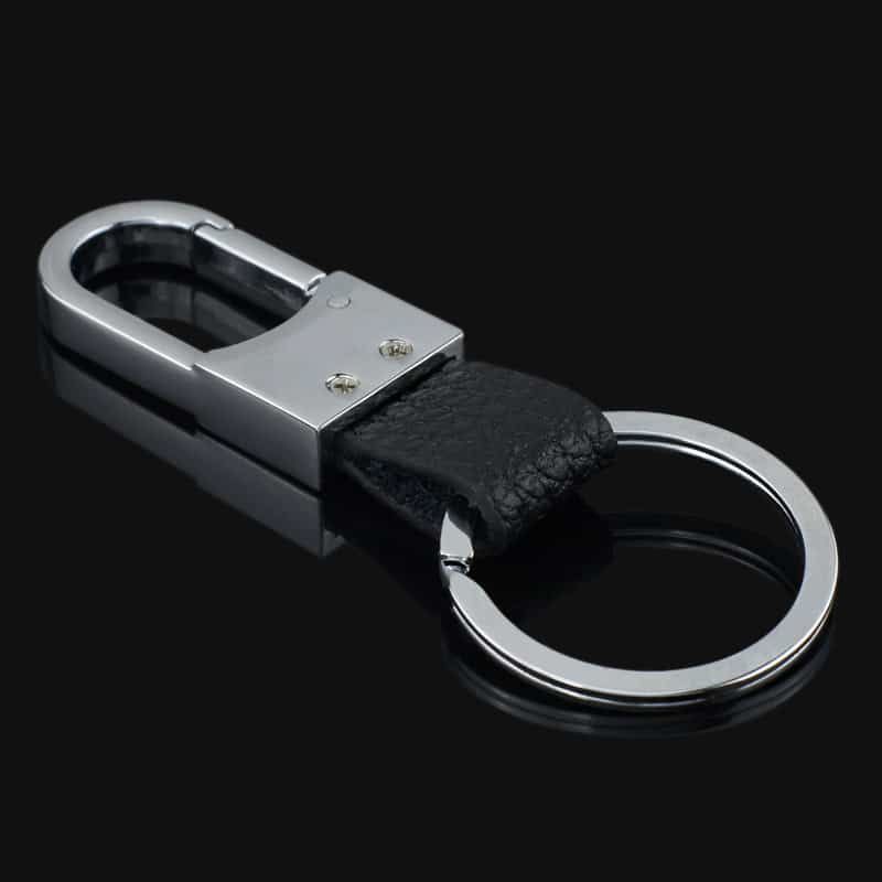 men's classic leather keychain, view 4 - MRSLM