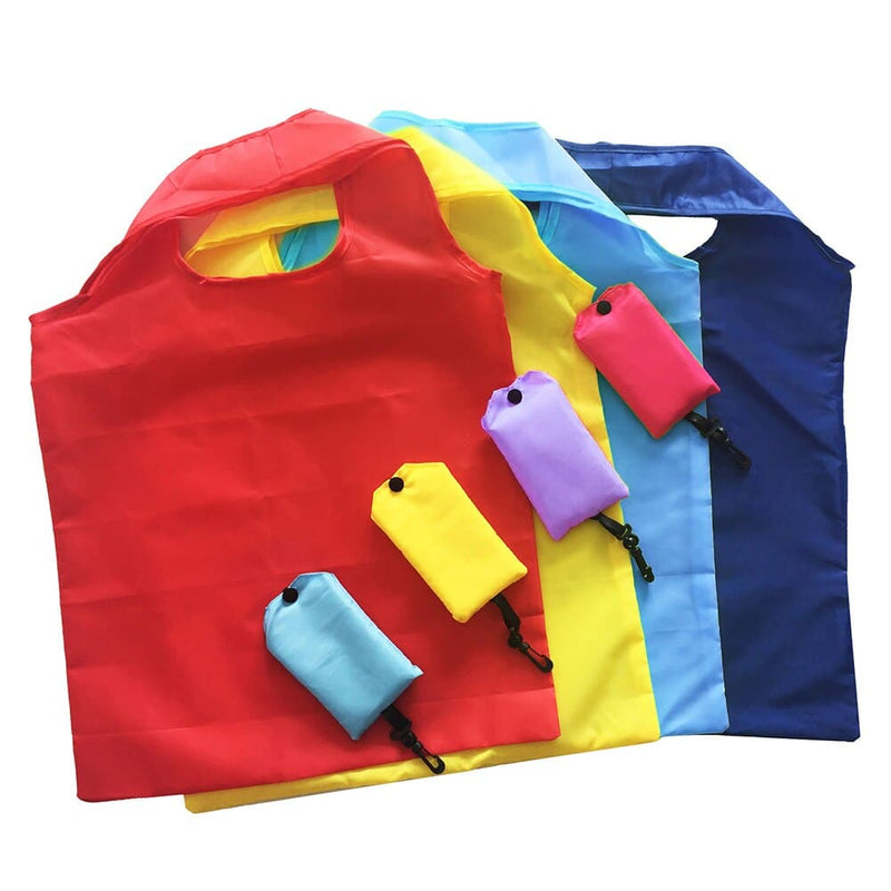 foldable nylon shopping bag, view 9 - MRSLM