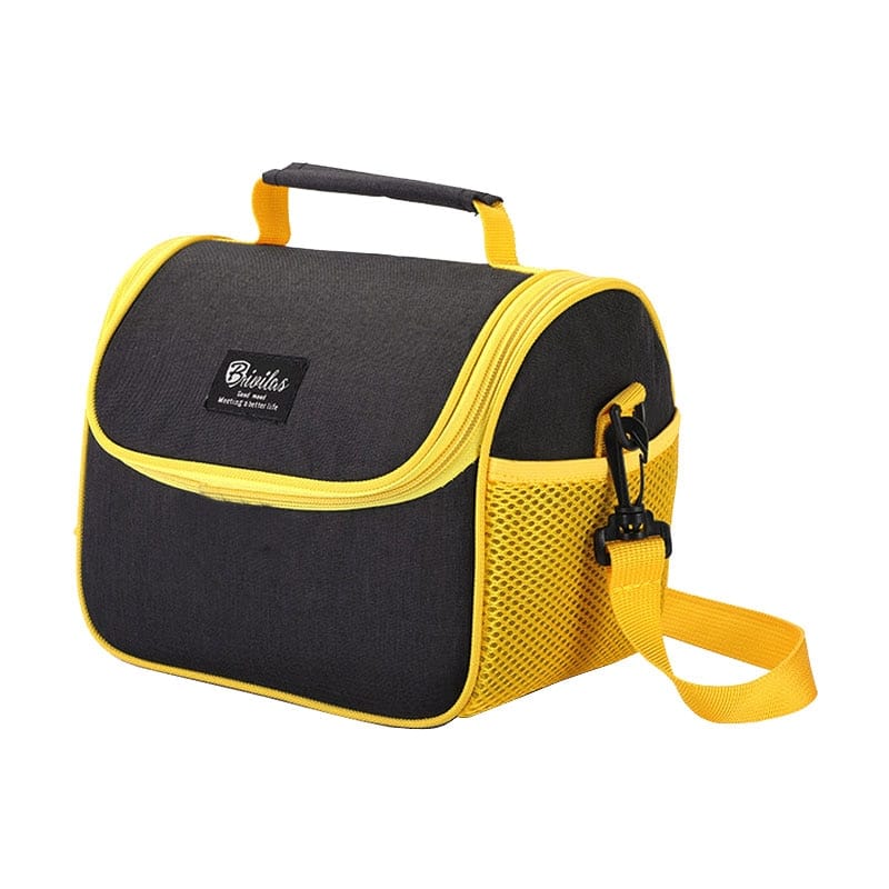 thermal lunch bag with zipper, view 3 - MRSLM