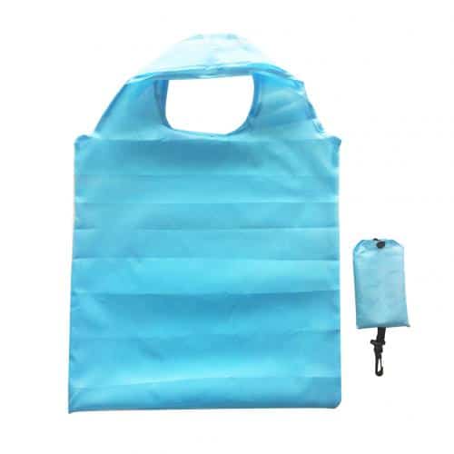 foldable nylon shopping bag, view 2 - MRSLM