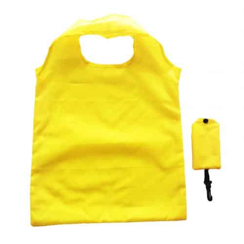 foldable nylon shopping bag, view 4 - MRSLM
