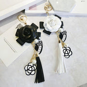 leather rose keychain - MRSLM
