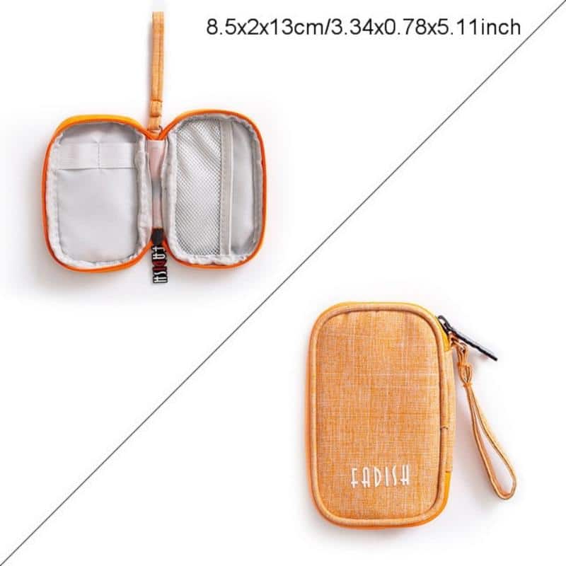 Portable travel gadget storage bag, view 6 - MRSLM