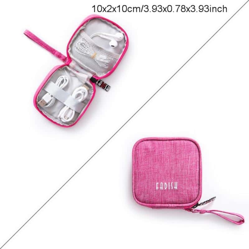 Portable travel gadget storage bag, view 11 - MRSLM