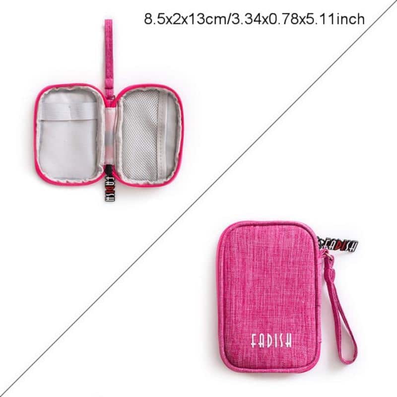 Portable travel gadget storage bag, view 13 - MRSLM