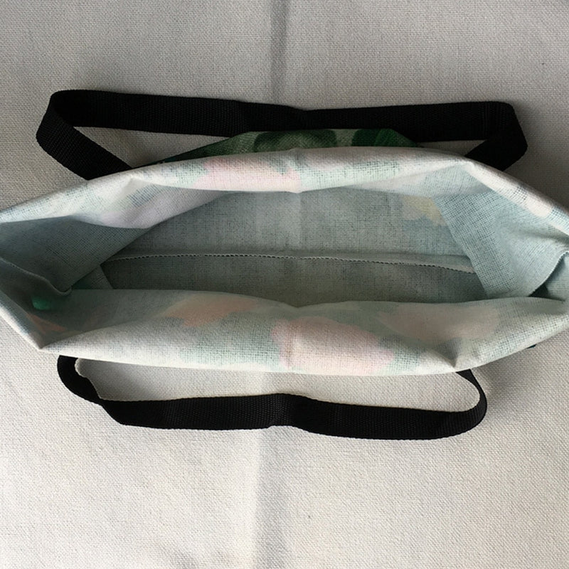 mandala linen shoulder bag, view 18 - MRSLM