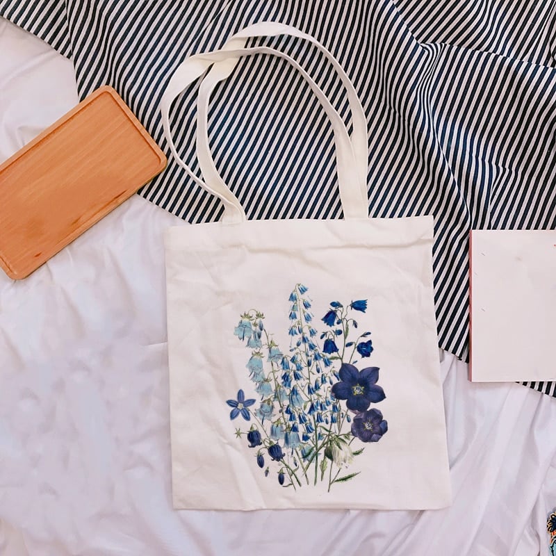 field flowers shopping bag - MRSLM