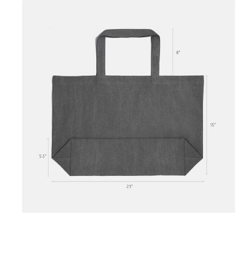 cotton and linen shopping bag, view 7 - MRSLM