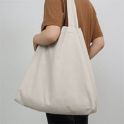 cotton and linen shopping bag, view 5 - MRSLM