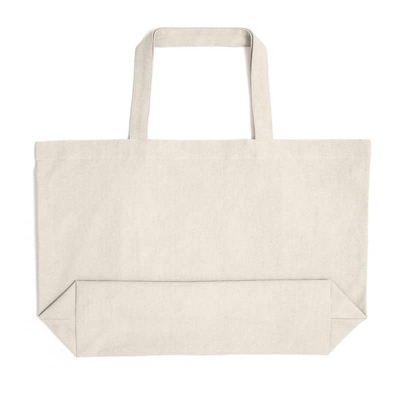 cotton and linen shopping bag, view 9 - MRSLM