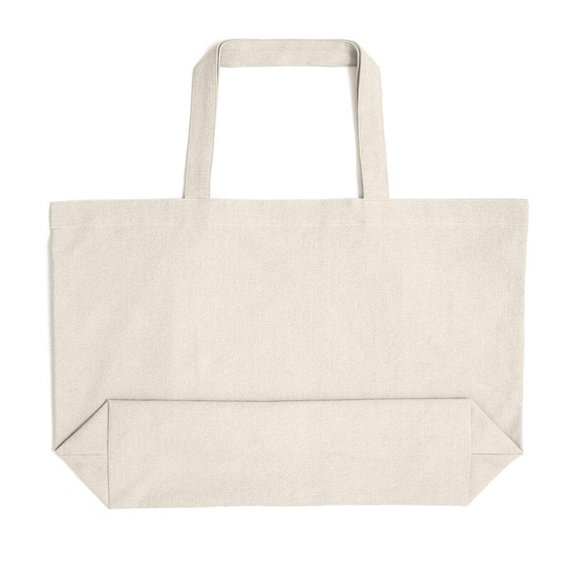 cotton and linen shopping bag, view 3 - MRSLM