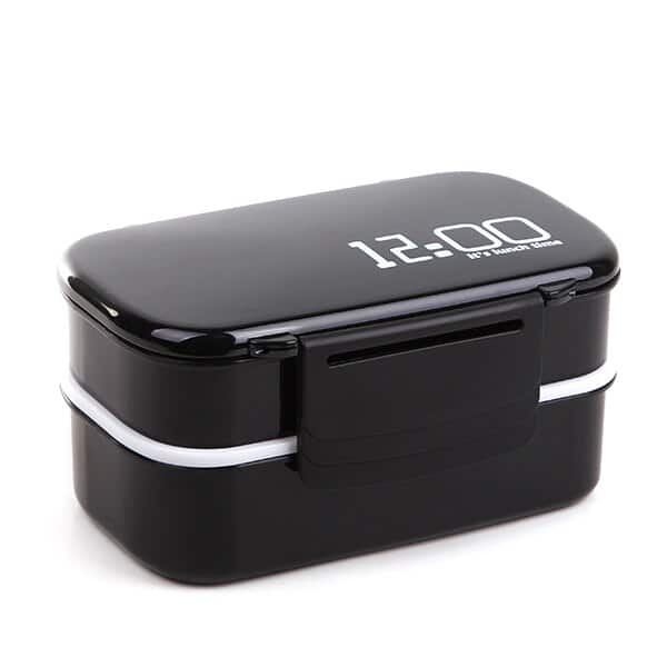 large capacity double layer plastic lunch box, view 6 - MRSLM