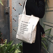 women's printed canvas tote bag, view 3 - MRSLM