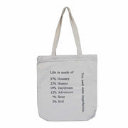 women's printed canvas tote bag - MRSLM