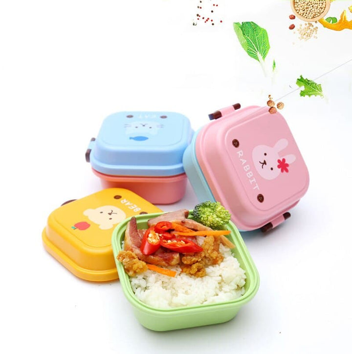 Portable Cartoon Lunch Box for Kids