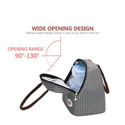 kid's striped lunch bag, view 9 - MRSLM