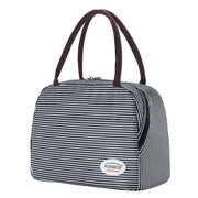 kid's striped lunch bag, view 2 - MRSLM