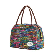 kid's striped lunch bag, view 4 - MRSLM