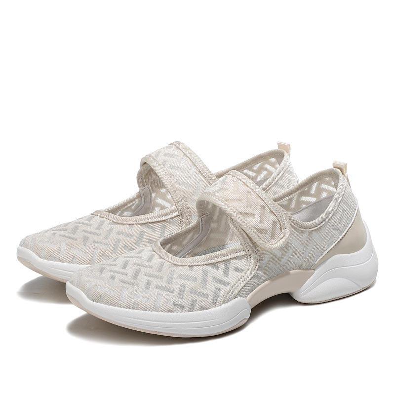 Soft sole Old Beijing style mesh shoes, view 7 - MRSLM