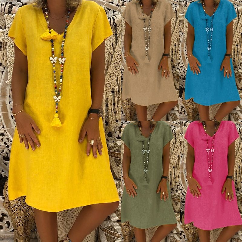 women's summer loose dress - MRSLM