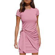 wrap ruched dress - MRSLM
