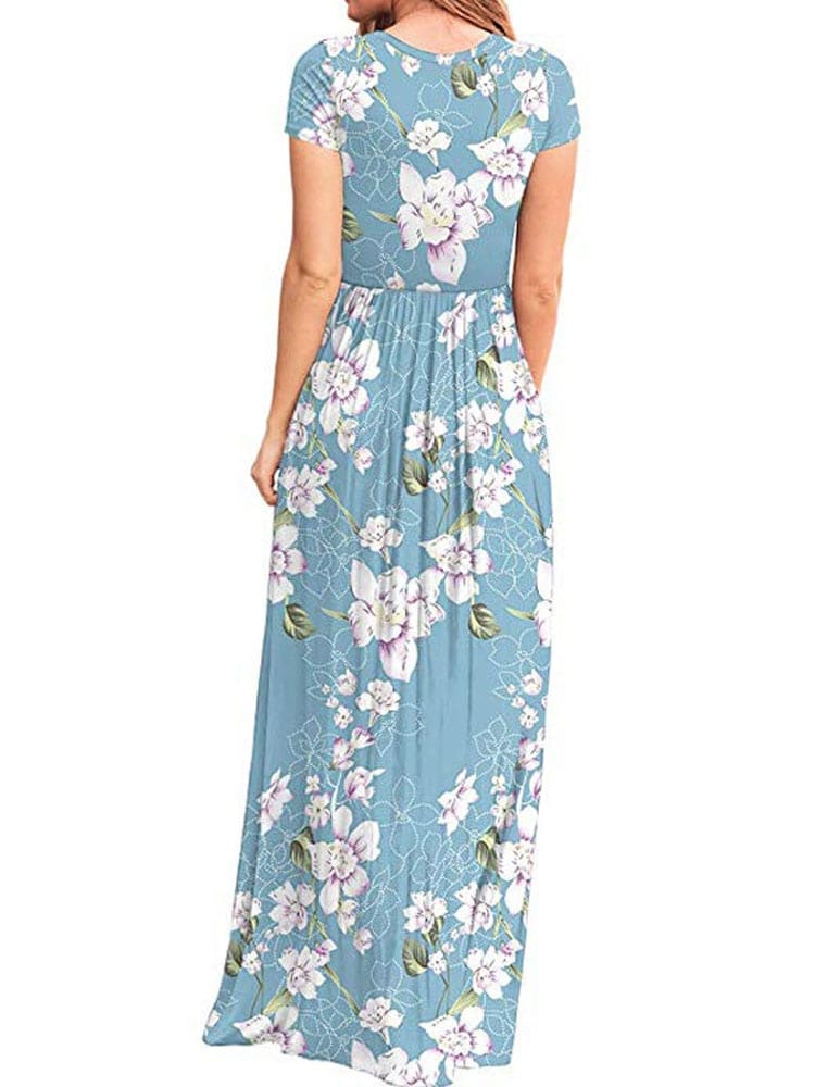 long floral dress, view 6 - MRSLM