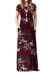 long floral dress, view 10 - MRSLM