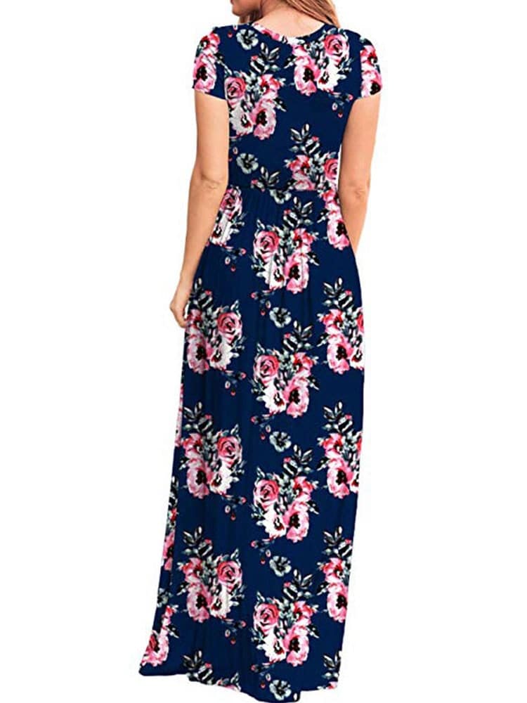 long floral dress, view 8 - MRSLM