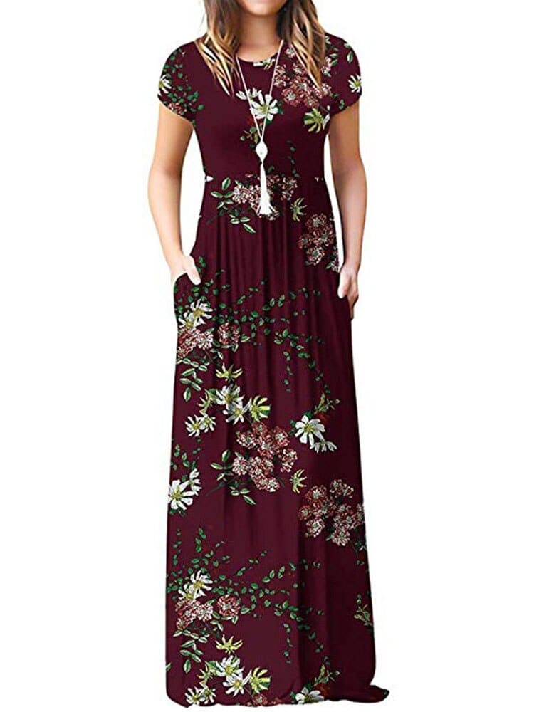 long floral dress, view 4 - MRSLM