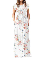 long floral dress, view 5 - MRSLM