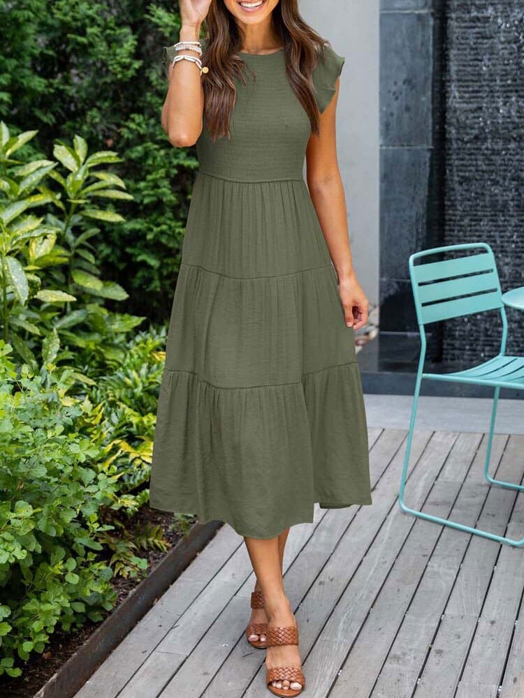 women's fashion summer long dress, view 2 - MRSLM