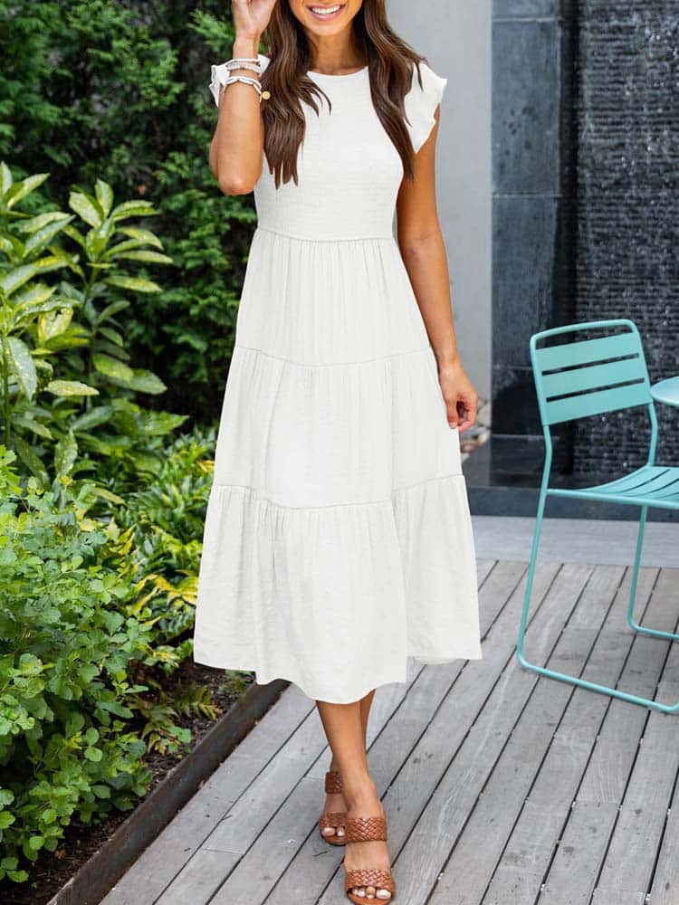 women's fashion summer long dress, view 5 - MRSLM