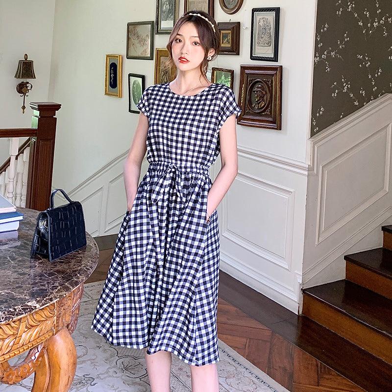 Black and white checked dress - MRSLM