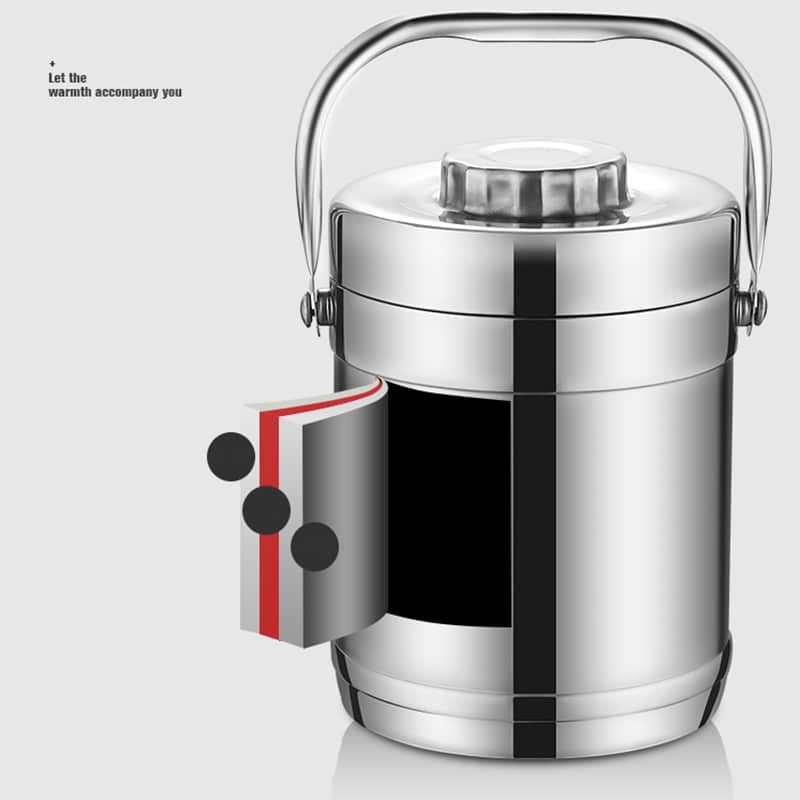stainless steel vacuum thermo lunch box, view 9 - MRSLM