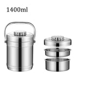 stainless steel vacuum thermo lunch box, view 4 - MRSLM