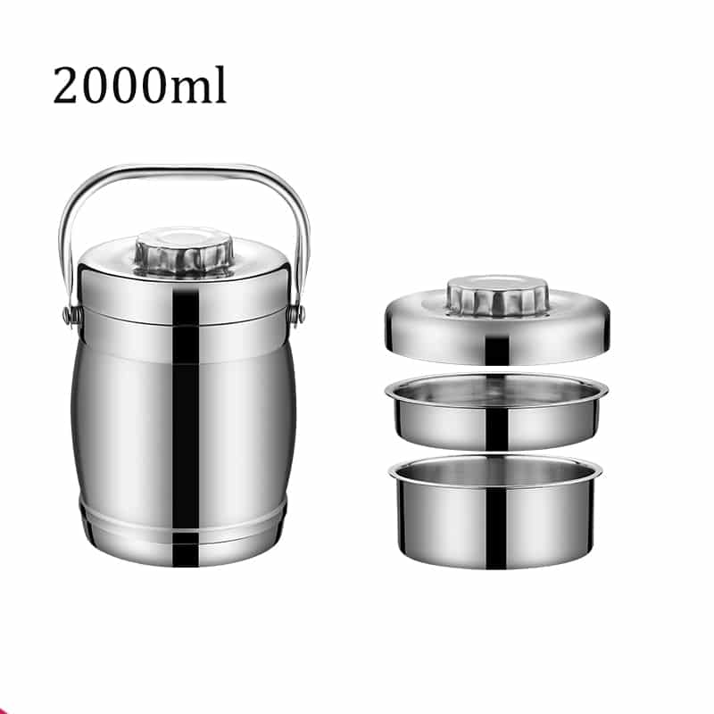 stainless steel vacuum thermo lunch box, view 5 - MRSLM