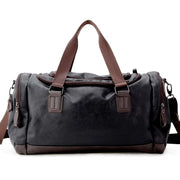 casual pu leather travel duffel bag, view 6 - MRSLM