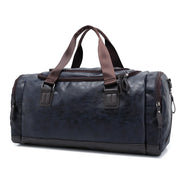 casual pu leather travel duffel bag, view 3 - MRSLM