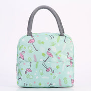 patterned lunch bag with zipper, view 9 - MRSLM