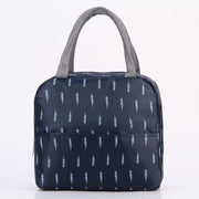 patterned lunch bag with zipper, view 7 - MRSLM